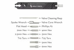 Multi-Outil Wolf Tooth 8-Bit Pack Pliers (17 Fonctions) Noir -Entretien Réparation VTT Soldes Magasin unnamed file 1028
