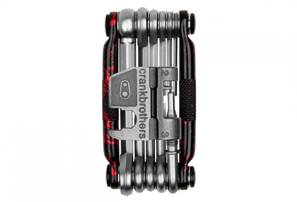Multi Outils Crankbrothers M17 Édition Limitée Rouge Splatter 3 Multi Outils Crankbrothers M17 Édition Limitée Rouge Splatter