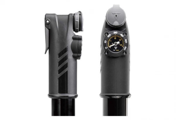 Pompe à Main Topeak Mountain TT G (Max 60 Psi / 4 Bar) Noir 4 Pompe à Main Topeak Mountain TT G (Max 60 Psi / 4 Bar) Noir – Image 2