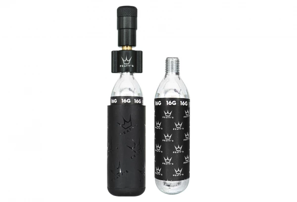 Gonfleur CO2 Peaty's Holeshot Road/Gravel Kit Noir + 2 Cartouches De CO2 (16g) 3 Gonfleur CO2 Peaty's Holeshot Road/Gravel Kit Noir + 2 Cartouches De CO2 (16g)