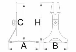 UNIOR Pied Support Réglable Pour Vélo 29'' / 29+ / 700 Mm -Entretien Réparation VTT Soldes Magasin unnamed file 2045