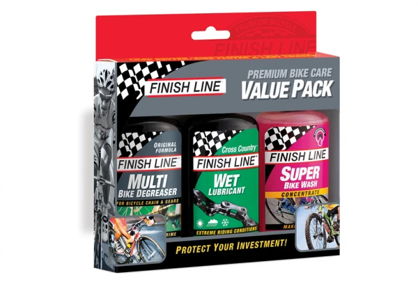 Kit D'Entretien Finish Line Premium Bike Care 3x120 Ml 3 Kit D'Entretien Finish Line Premium Bike Care 3x120 Ml