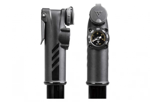 Pompe à Main Topeak Mountain DA G (Max 60 Psi / 4 Bar) Noir 4 Pompe à Main Topeak Mountain DA G (Max 60 Psi / 4 Bar) Noir – Image 2