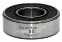 Roulement Black Bearing R6-2RS 9.53 X 22.23 X 7.14 Mm