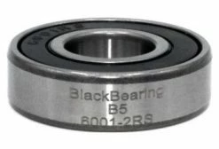 Roulement Black Bearing 6001-2RS 12 X 28 X 8 Mm