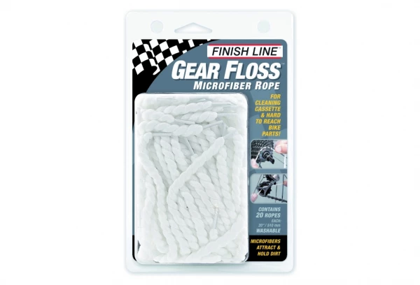 FINISH LINE Kit Entretien GEAR FLOSS / 20 Cordes En MICROFIBRE 3 FINISH LINE Kit Entretien GEAR FLOSS / 20 Cordes En MICROFIBRE