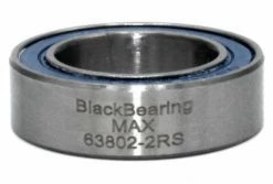 Roulement Black Bearing 63802 2RS Max 15 X 24 X 7 Mm