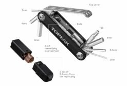 Multi-Outils Topeak Ninja Master+ ToolBox T11 Noir -Entretien Réparation VTT Soldes Magasin unnamed file 4040