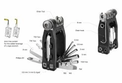 Multi-Outils Topeak Ninja Master+ ToolBox T16 Noir -Entretien Réparation VTT Soldes Magasin unnamed file 4043