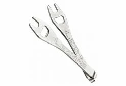 Démonte Pneus + Clé à Pédales Lezyne Sabre Lever Argent (3 Fonctions)