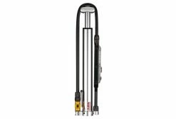 Pompe à Pied Lezyne Micro Floor Drive Digital HVG (Max 90 Psi / 6.2 Bar) Argent