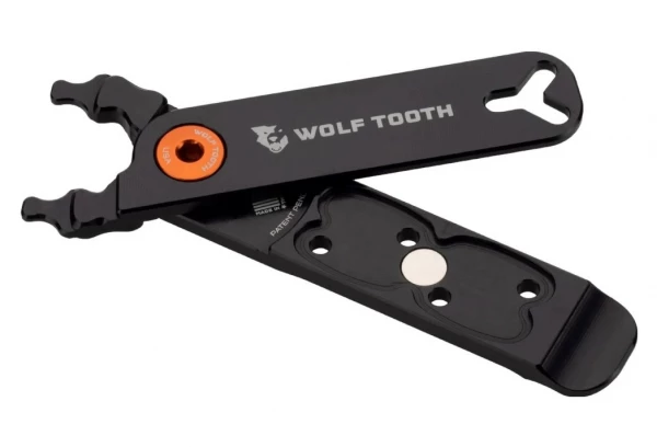 Multi-Outil Wolf Tooth Pack Pliers - Master Link Combo Pliers (4 Fonctions) Noir Orange 3 Multi-Outil Wolf Tooth Pack Pliers - Master Link Combo Pliers (4 Fonctions) Noir Orange