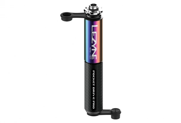 Pompe à Main Lezyne Pocket Drive Pro (Max 160 Psi / 11 Bar) Néo Métal / Noir 3 Pompe à Main Lezyne Pocket Drive Pro (Max 160 Psi / 11 Bar) Néo Métal / Noir