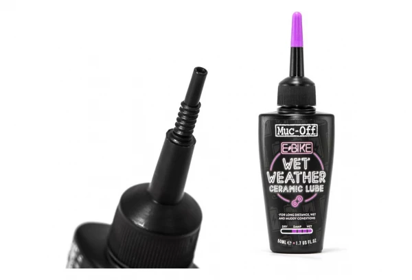 Lubrifiant Chaine Conditions Humides MUC-OFF Pour E-bike 50ml 3 Lubrifiant Chaine Conditions Humides MUC-OFF Pour E-bike 50ml