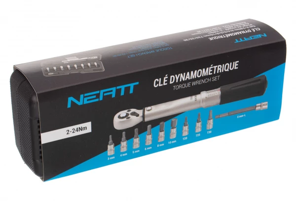 Clé Dynamométrique 1/4'' Neatt Set 2-24Nm 3/4/5/6/8/10mm T20/25/30 9 Clé Dynamométrique 1/4'' Neatt Set 2-24Nm 3/4/5/6/8/10mm T20/25/30 – Image 8